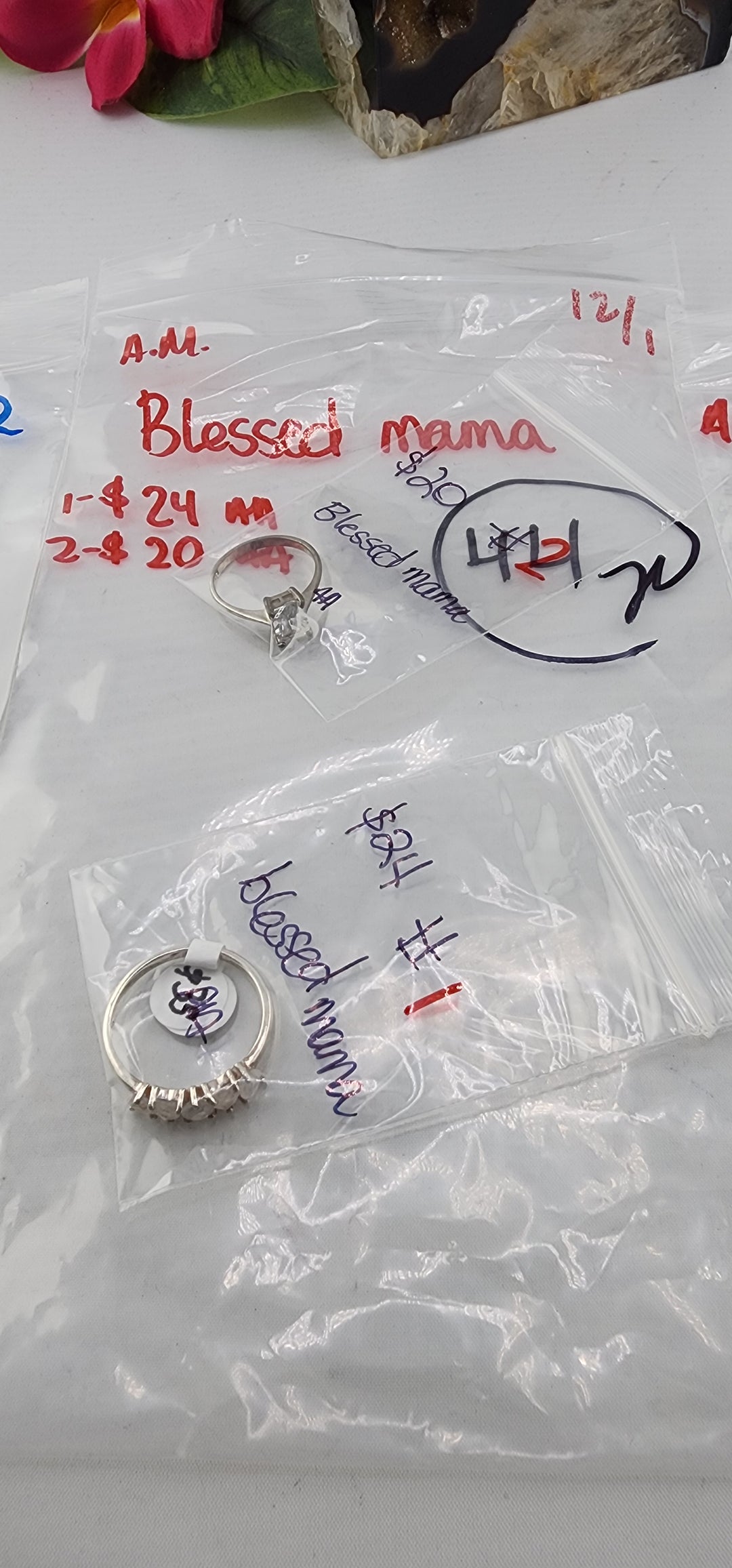 AM SHOW 48HR RESERVED FOR: Blessed mama - 12/1/2025 FL tiktok Live Show - 2 Sterling Silver Items