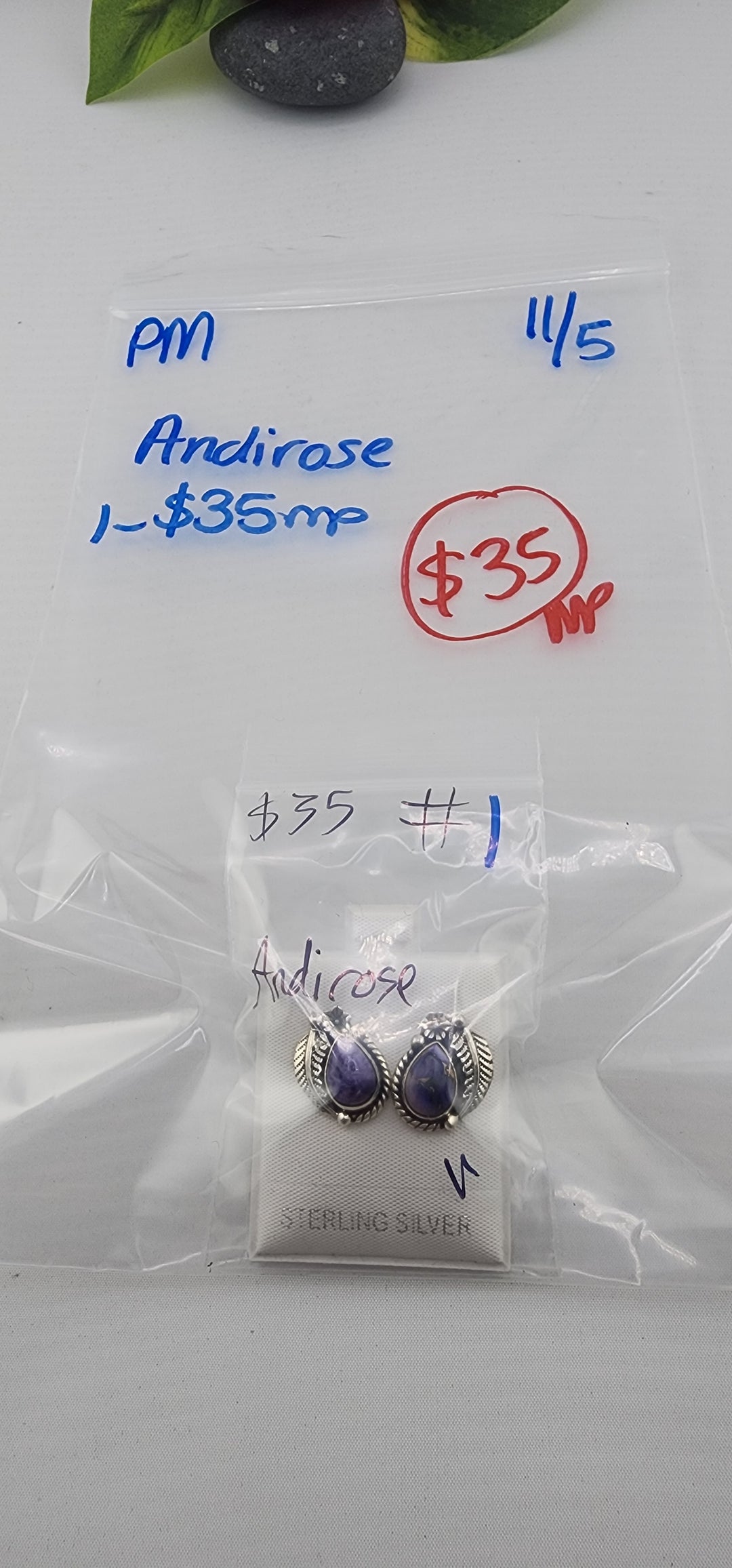 PM SHOW 48HR - RESERVED FOR: Andirose  - 11/5/2025 tiktok Live Show - 1 Sterling Silver Items