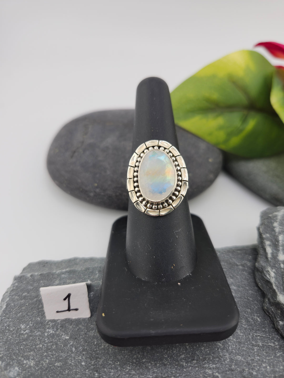 RESERVED FOR:  Flower & Moon Crystals-12/18/2024 - 1 Sterling Silver Items