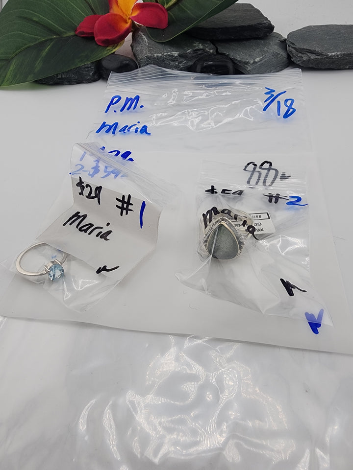 Maria - 3/18/26 - 2 925 Sterling Silver Items