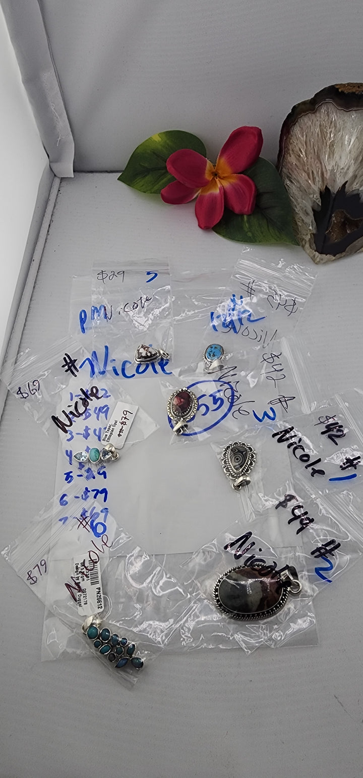 PM SHOW 48HR - RESERVED FOR: Nicole - 12/13/2025 tiktok Live Show - 7 Sterling Silver Items