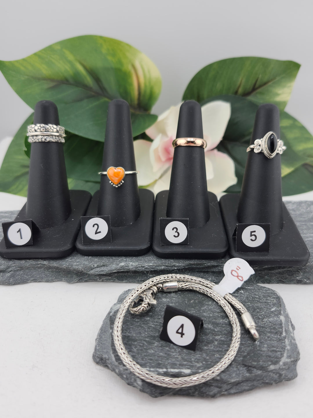 RESERVED FOR: Crystal Giovanni- 1/24/2025 Show - 4 Sterling Silver Items