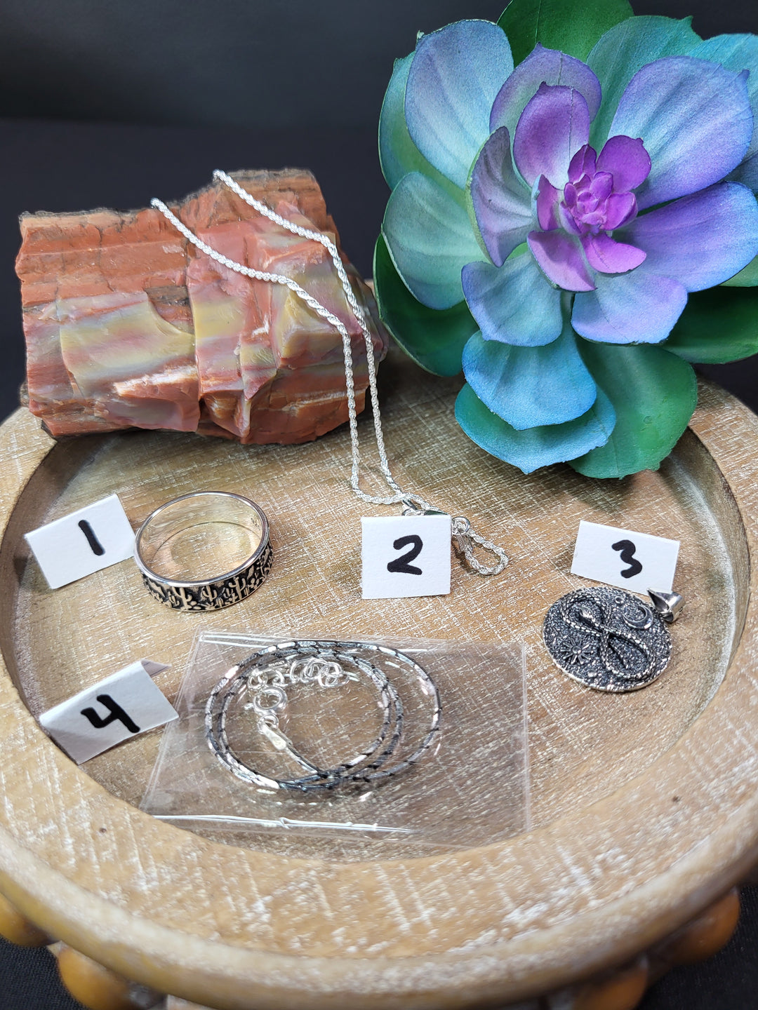 RESERVED FOR: ♦️Em♦️- 7/7/24-7 Sterling Silver Items