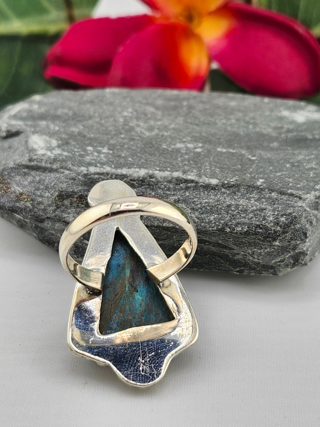 Opalized Wood Ring Size 10