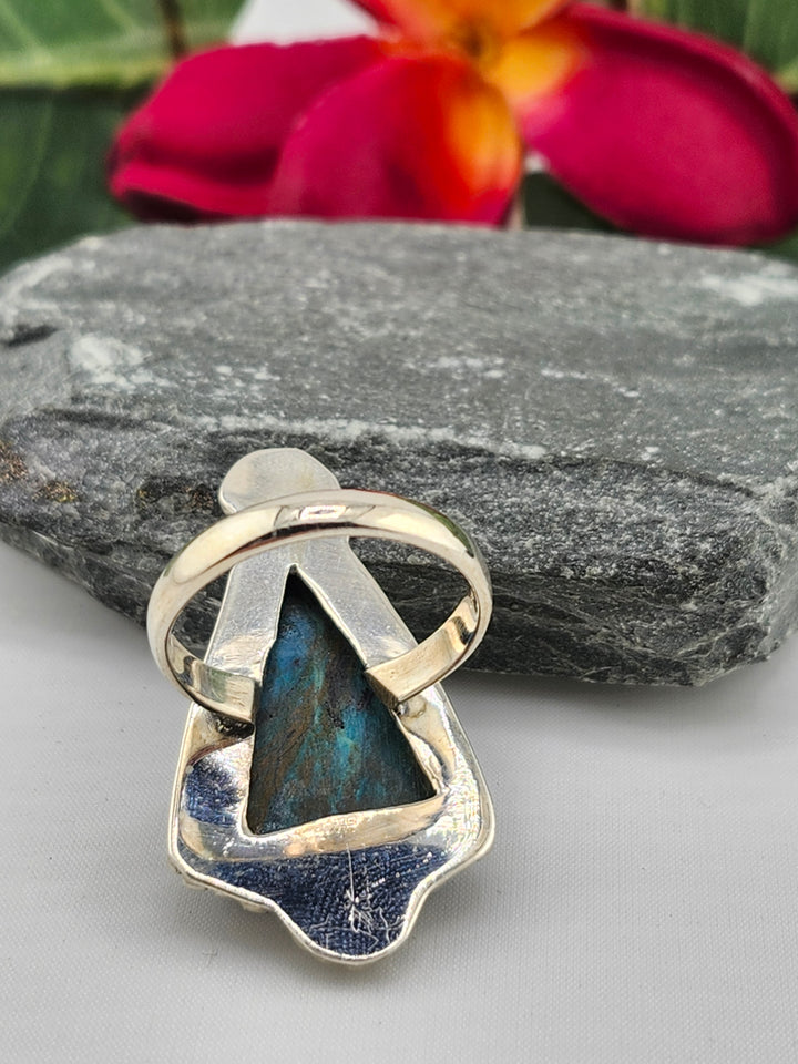 Opalized Wood Ring Size 10