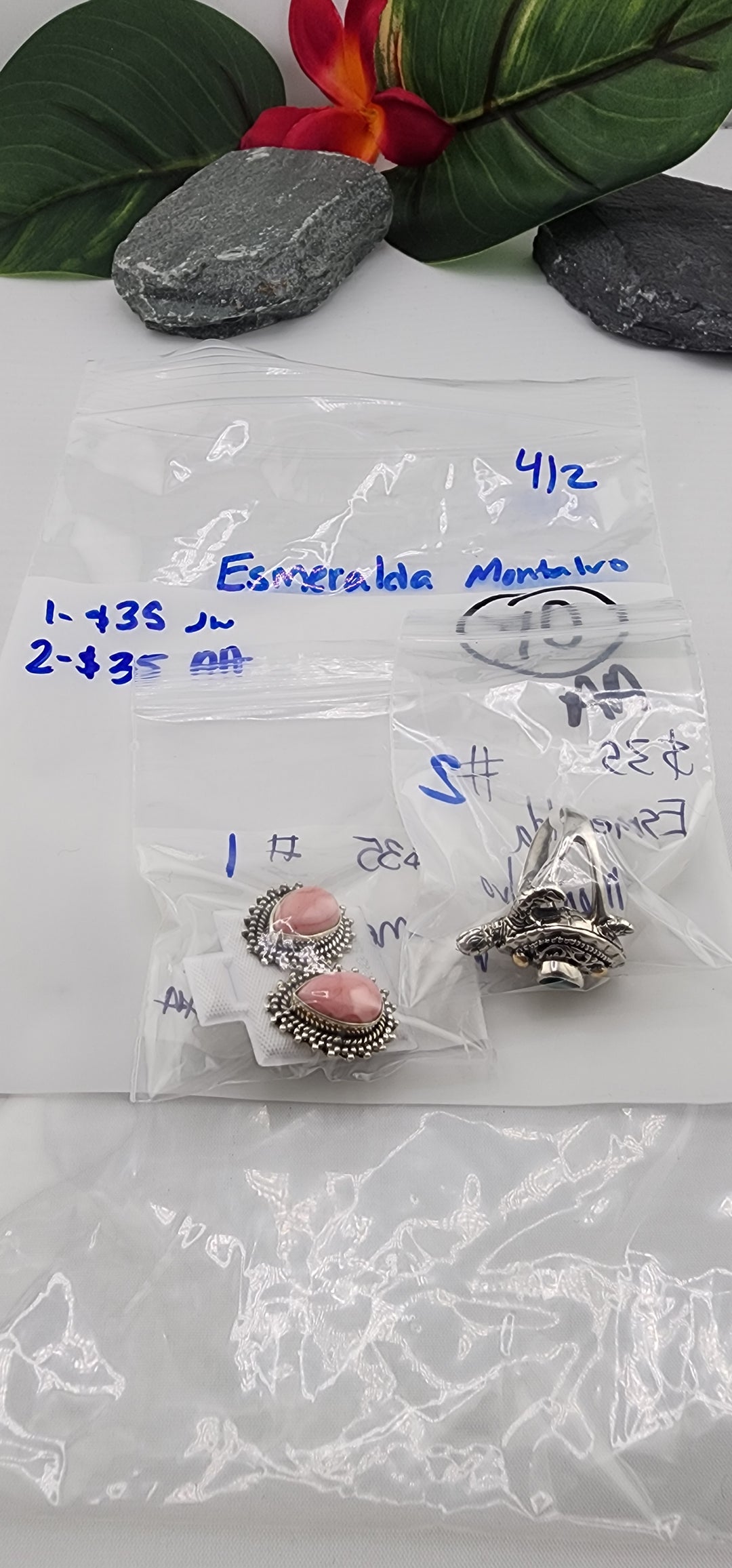 RESERVED FOR: Esmeralda Montalvo- 4/2/2025 Tiktok Live Show - 2 Sterling Silver Items