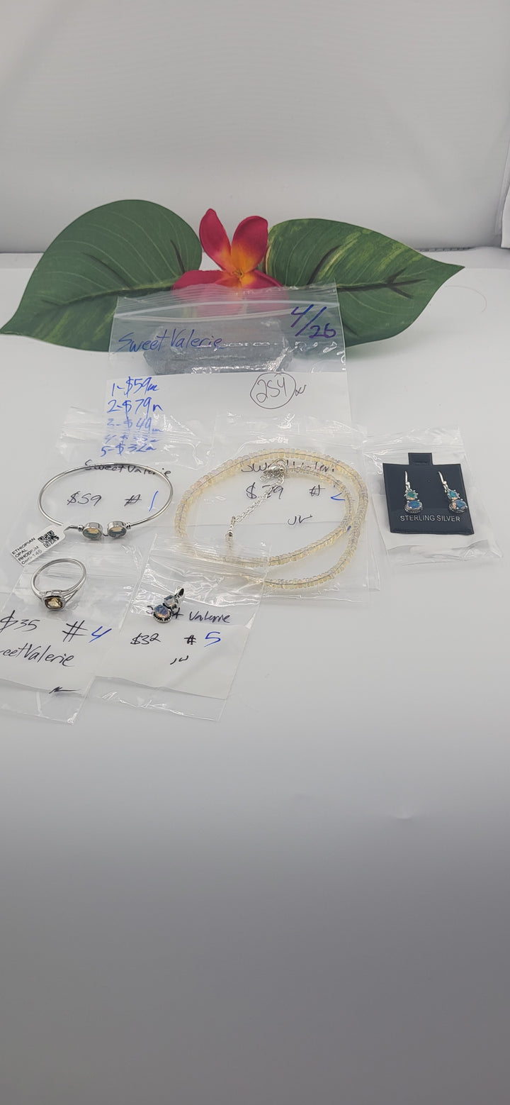 RESERVED FOR: SweetValerie - 4/26/2025 tiktok Live Show -5  Sterling Silver Items