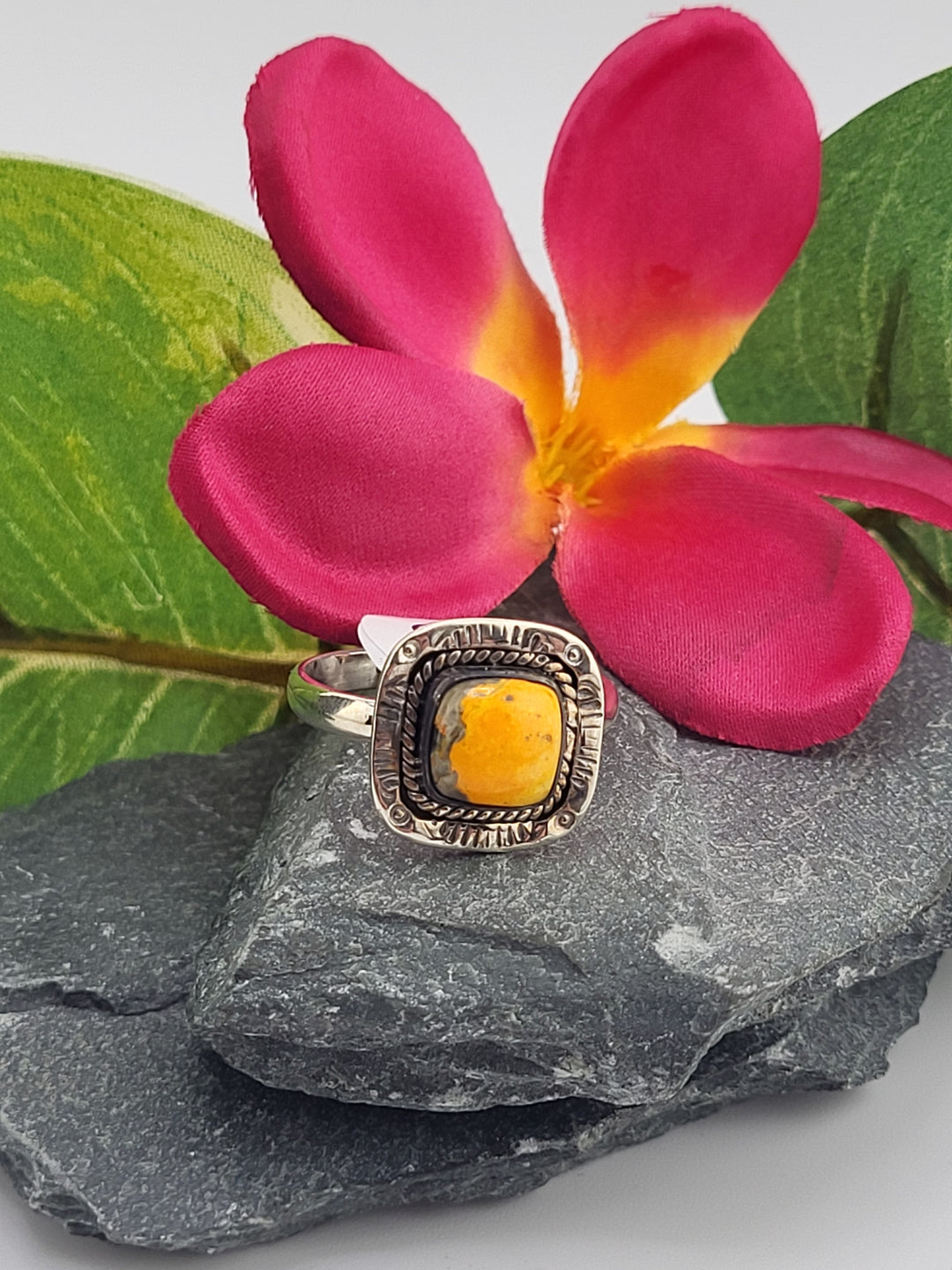 Bumblebee Jasper Ring