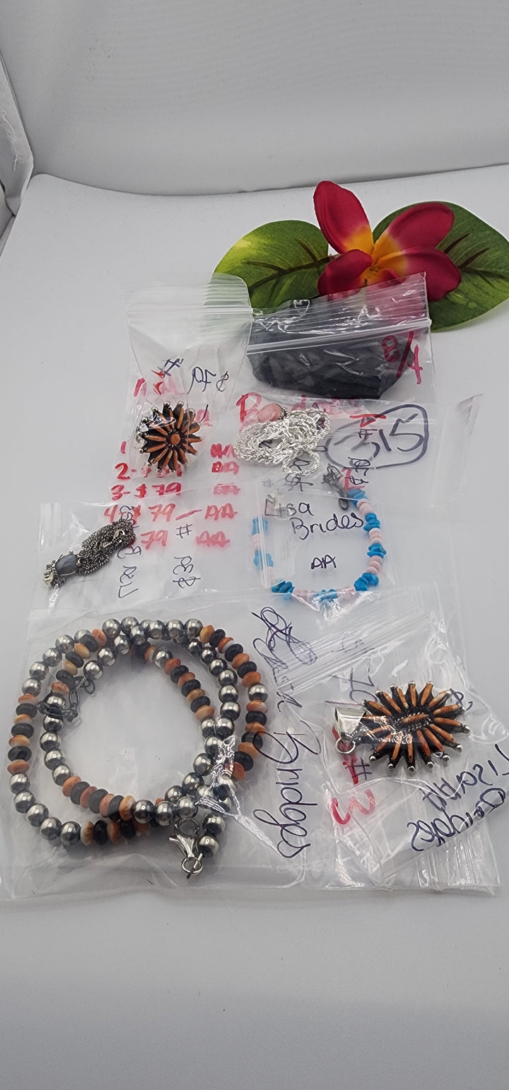 AM SHOW 48HR - RESERVED FOR: Lisa Bridges - 8/4/2025 FL tiktok Live Show - 5 Sterling Silver Items