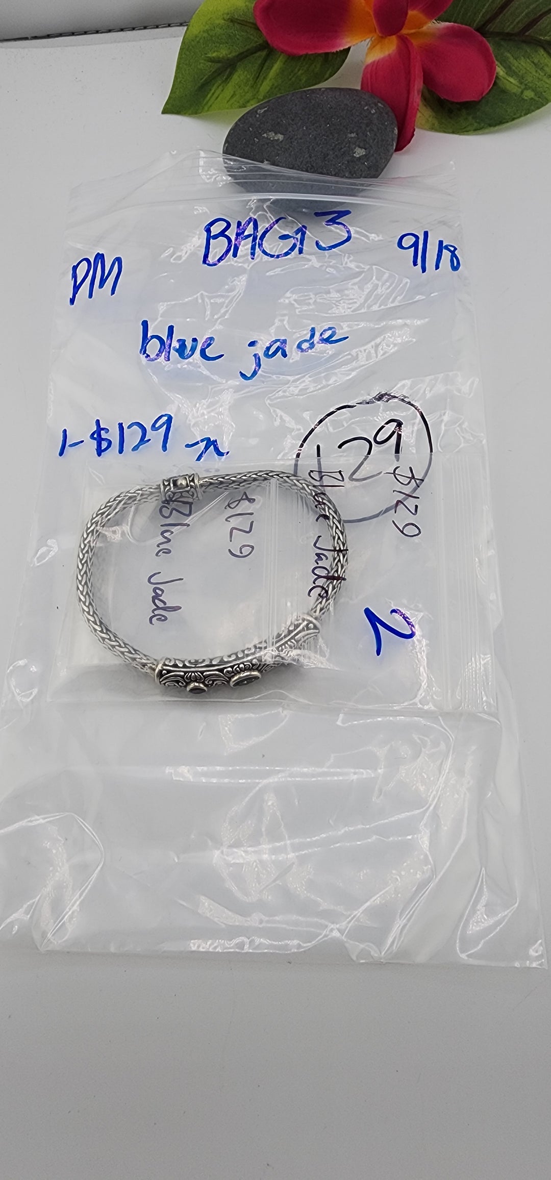 PM SHOW 48HR - RESERVED FOR: Blue Jade BAG 3 - 9/18/2025 FL tiktok Live Show - 1 Sterling Silver Item