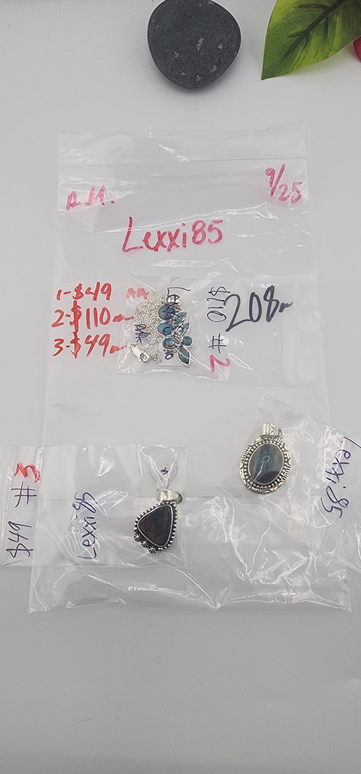 AM SHOW 48HR RESERVED FOR: Lexxi85 - 9/25/2025 FL tiktok Live Show - 3 Sterling Silver Items