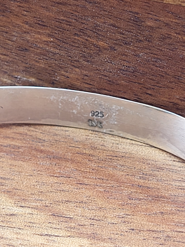 925 Sterling Silver Double Dragon Head w/Amethyst and 18k Accents