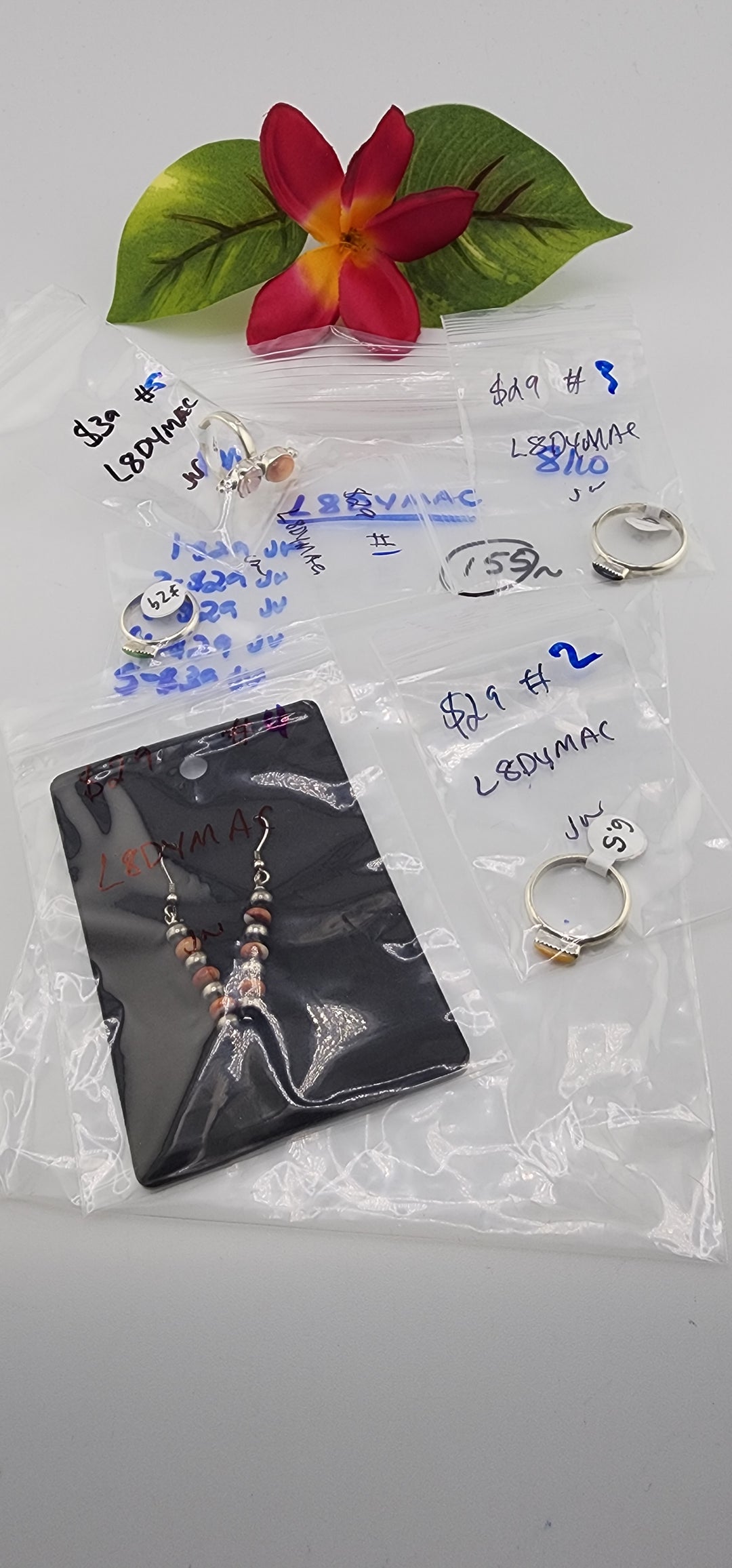 PM SHOW 48HR - RESERVED FOR:   L8DYMAC- 8/10/2025 FL tiktok Live Show -5  Sterling Silver Items