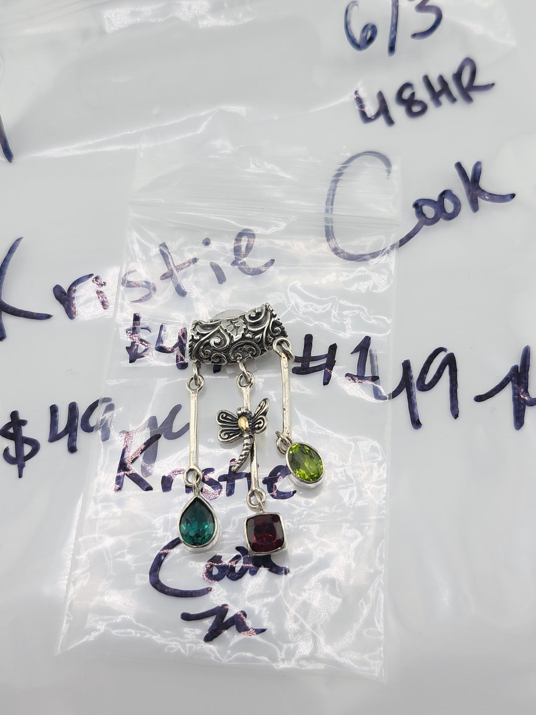 RESERVED FOR: Kristie Cook - 6/3/2025 tiktok A.M Live Show - 1 Sterling Silver Items