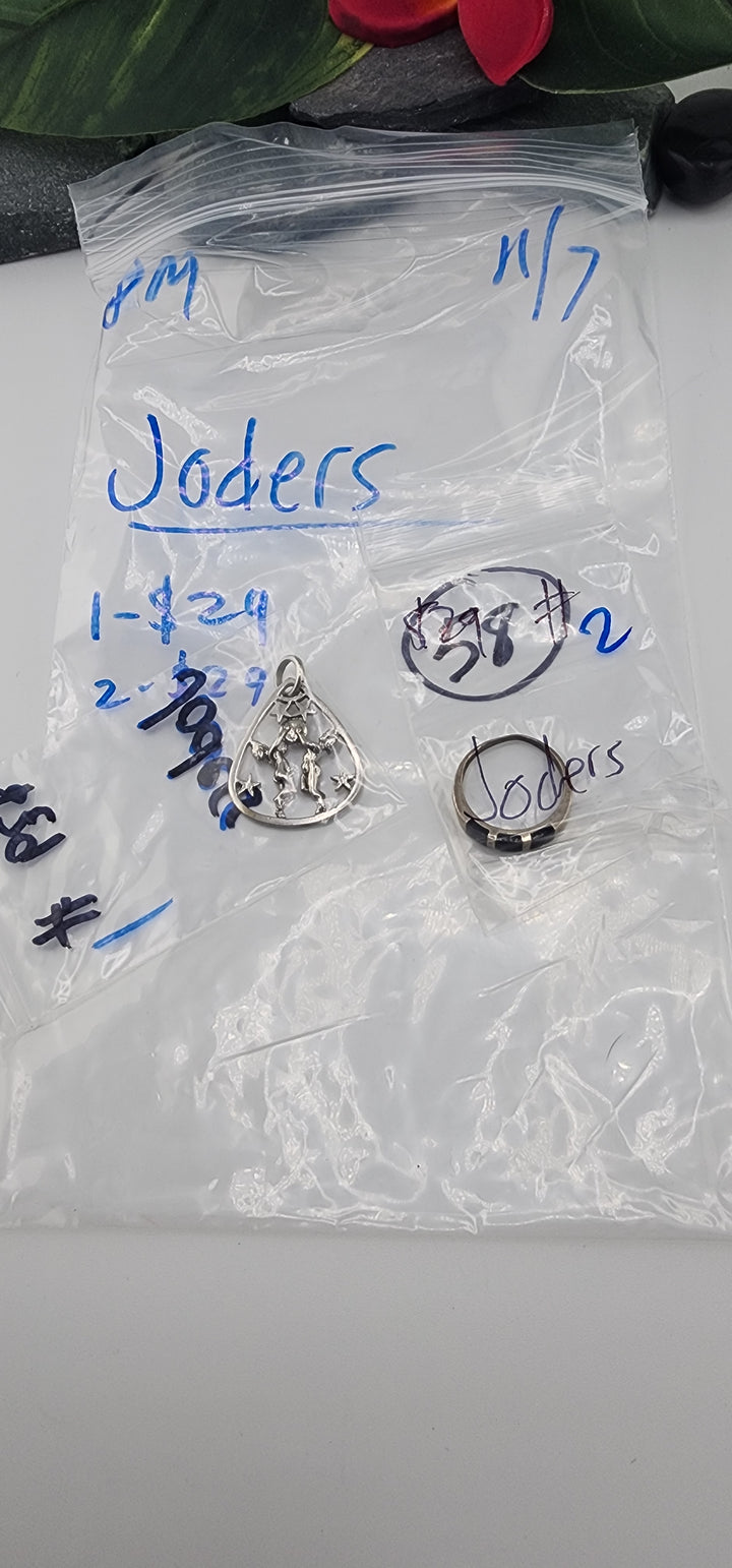 PM SHOW 48HR - RESERVED FOR: Joders - 11/7/2025 tiktok Live Show - 2 Sterling Silver Items