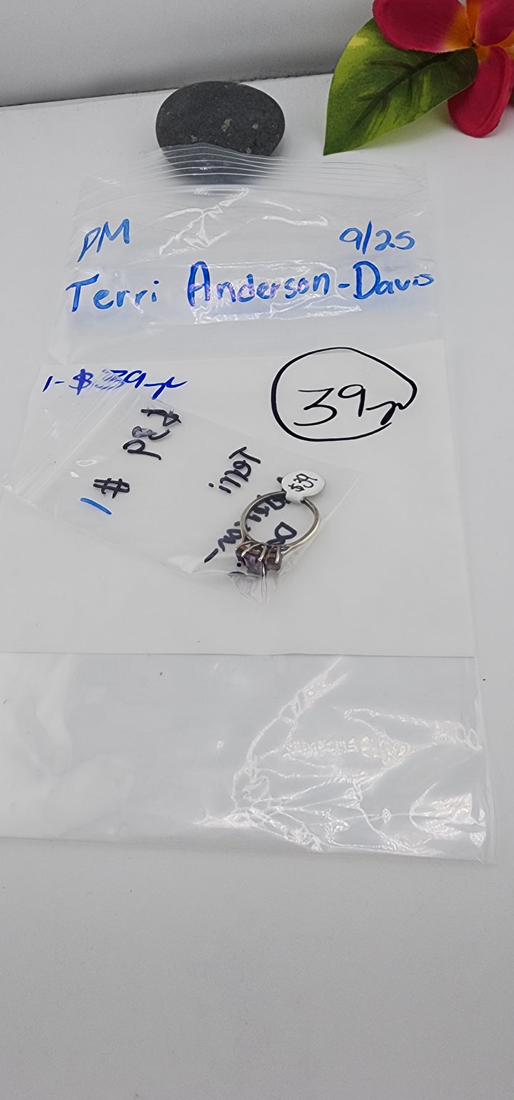 PM SHOW 48HR - RESERVED FOR: Terri Anderson-Davis - 9/25/2025 FL tiktok Live Show - 1 Sterling Silver Items