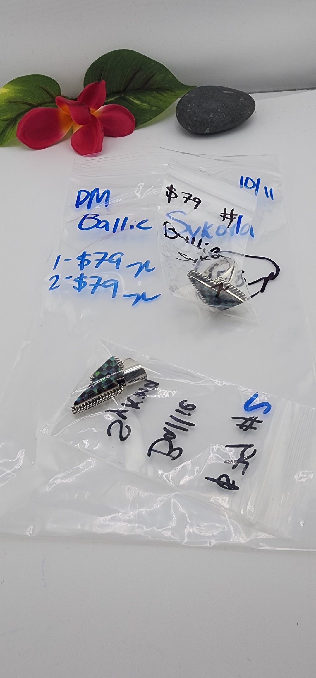 PM SHOW 48HR - RESERVED FOR: Ballie Sykora - 10/11/2025 FL tiktok Live Show - 2 Sterling Silver Items