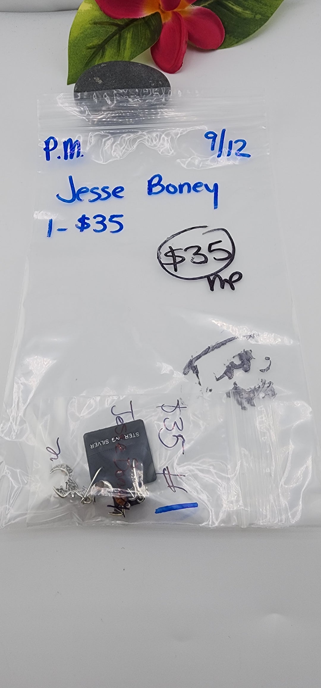 PM SHOW 48HR - RESERVED FOR: Jesse Boney - 9/12/2025 FL tiktok Live Show - 1 Sterling Silver Items