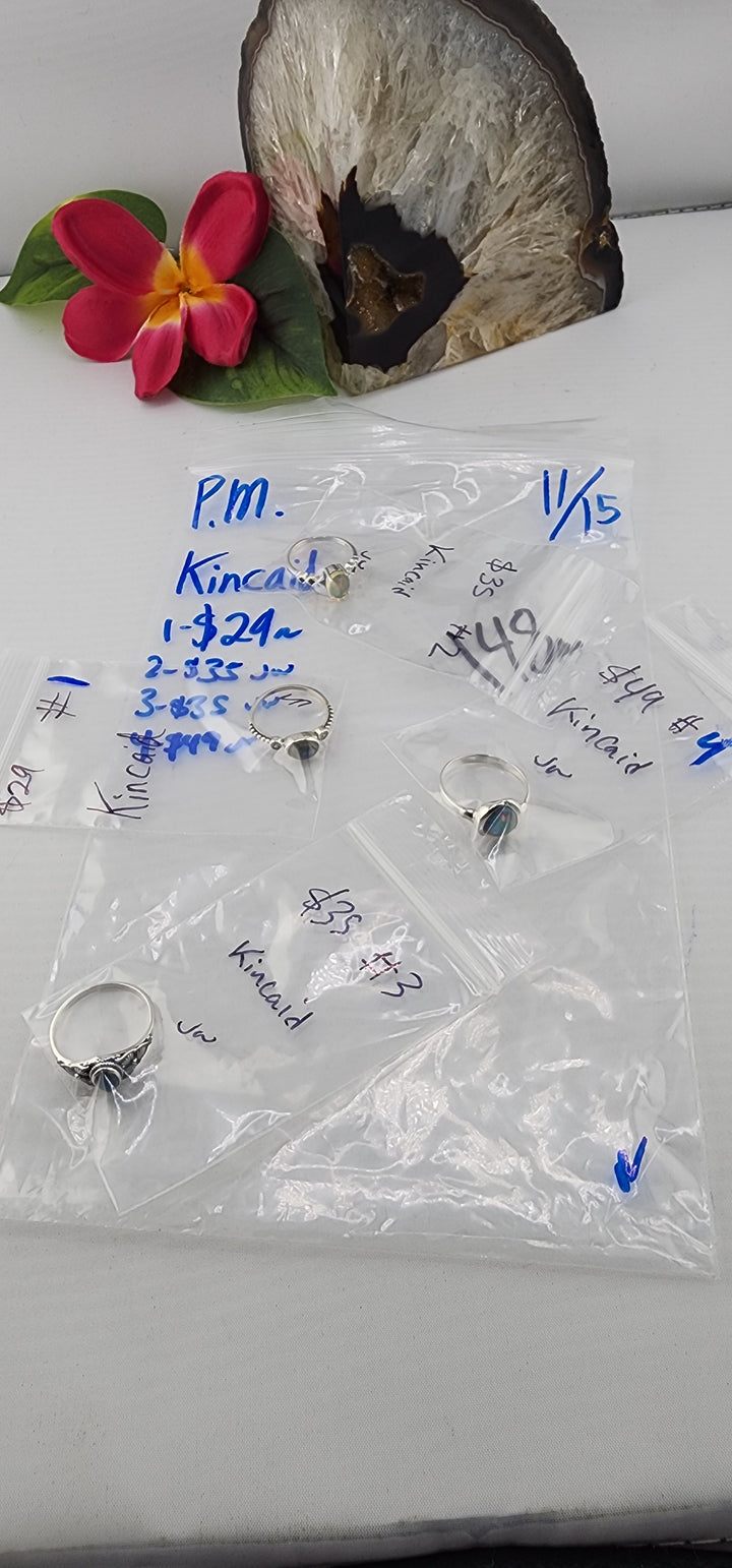 PM SHOW 48HR - RESERVED FOR: Kincaid - 11/15/2025 tiktok Live Show - 4 Sterling Silver Items