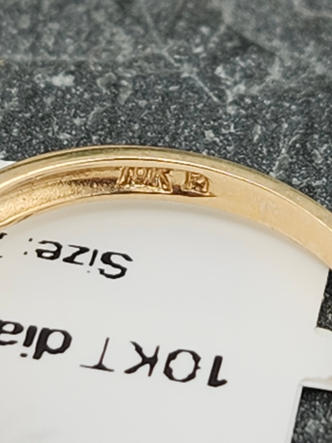 10K Gold Diamond and Ruby Ring