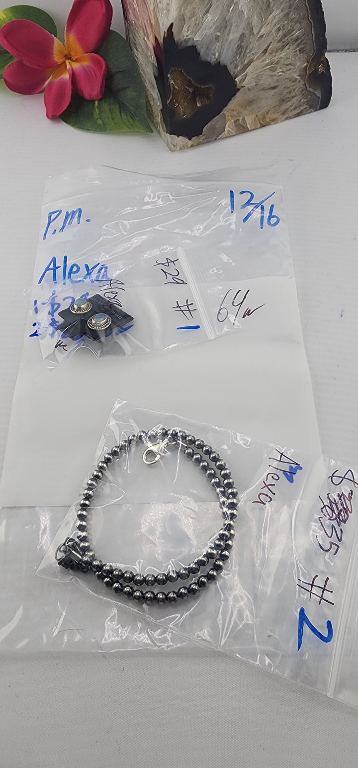PM SHOW 48HR - RESERVED FOR: Alexa - 12/16/2025 tiktok Live Show - 2 Sterling Silver Items