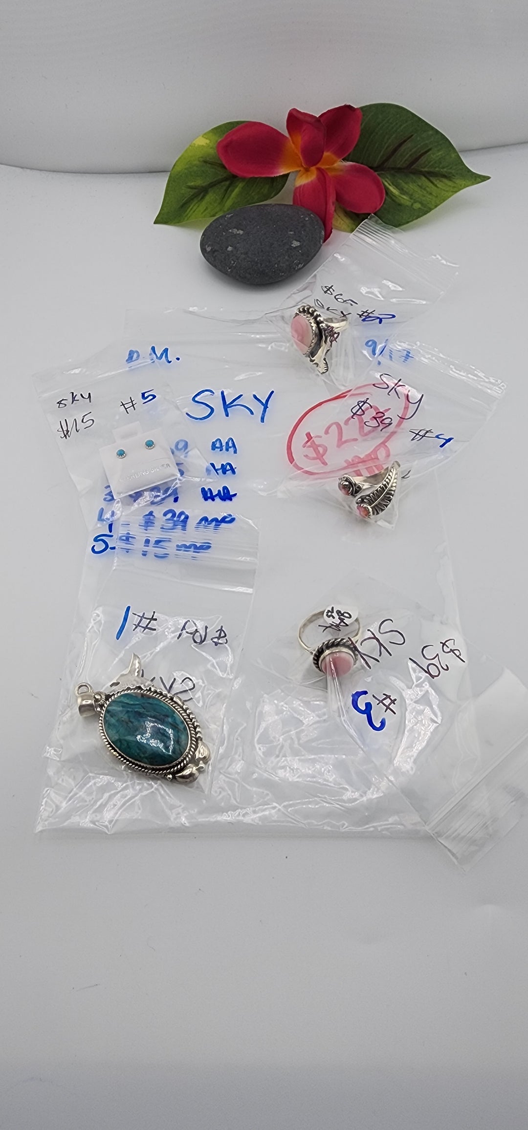 PM SHOW 48HR - RESERVED FOR: Sky - 9/17/2025 FL tiktok Live Show - 5 Sterling Silver Items