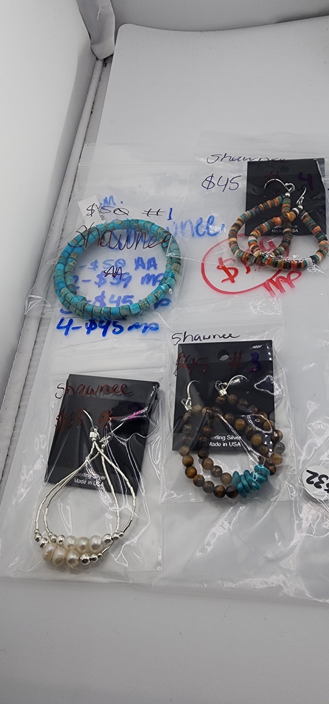 PM SHOW 48HR - RESERVED FOR: Shawnee - 9/17/2025 FL tiktok Live Show - 4 Sterling Silver Items