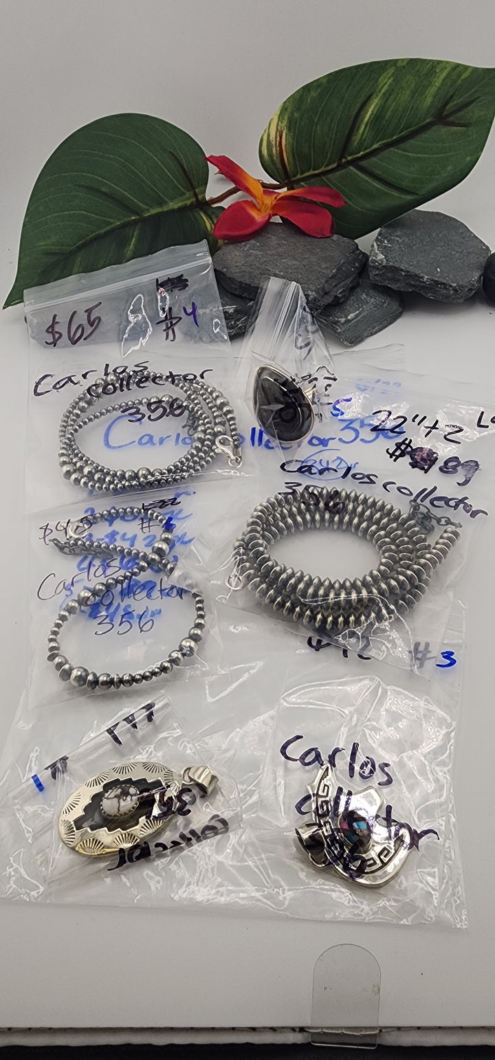 RESERVED FOR: Carloscollector356 - 6/22/2025 tiktok Reservation Live Show -6 Sterling Silver Items