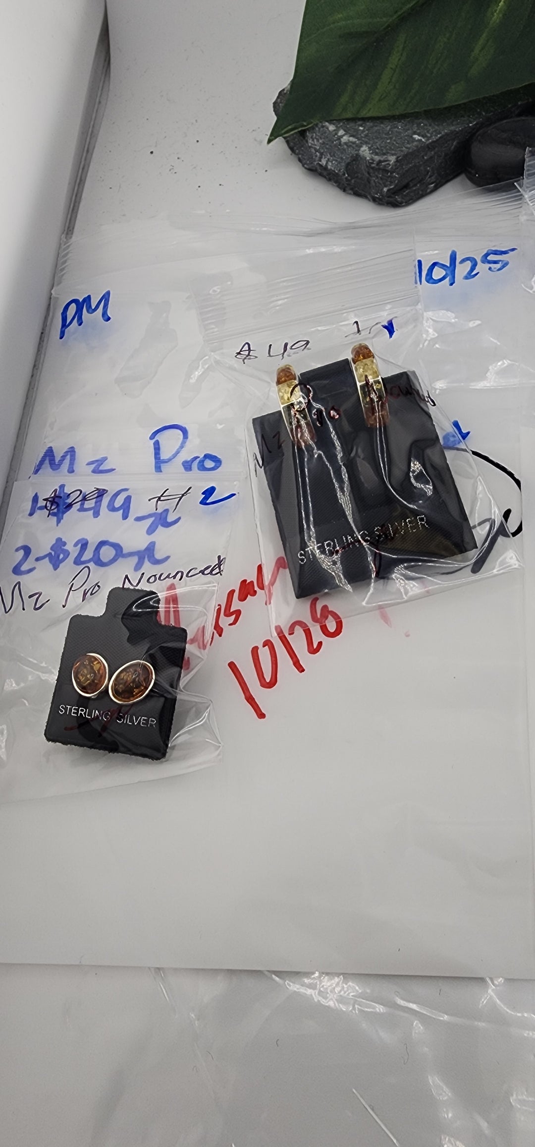 PM SHOW 48HR - RESERVED FOR: Mz Pro Nounced - 10/25/2025 FL tiktok Live Show - 2 Sterling Silver Items