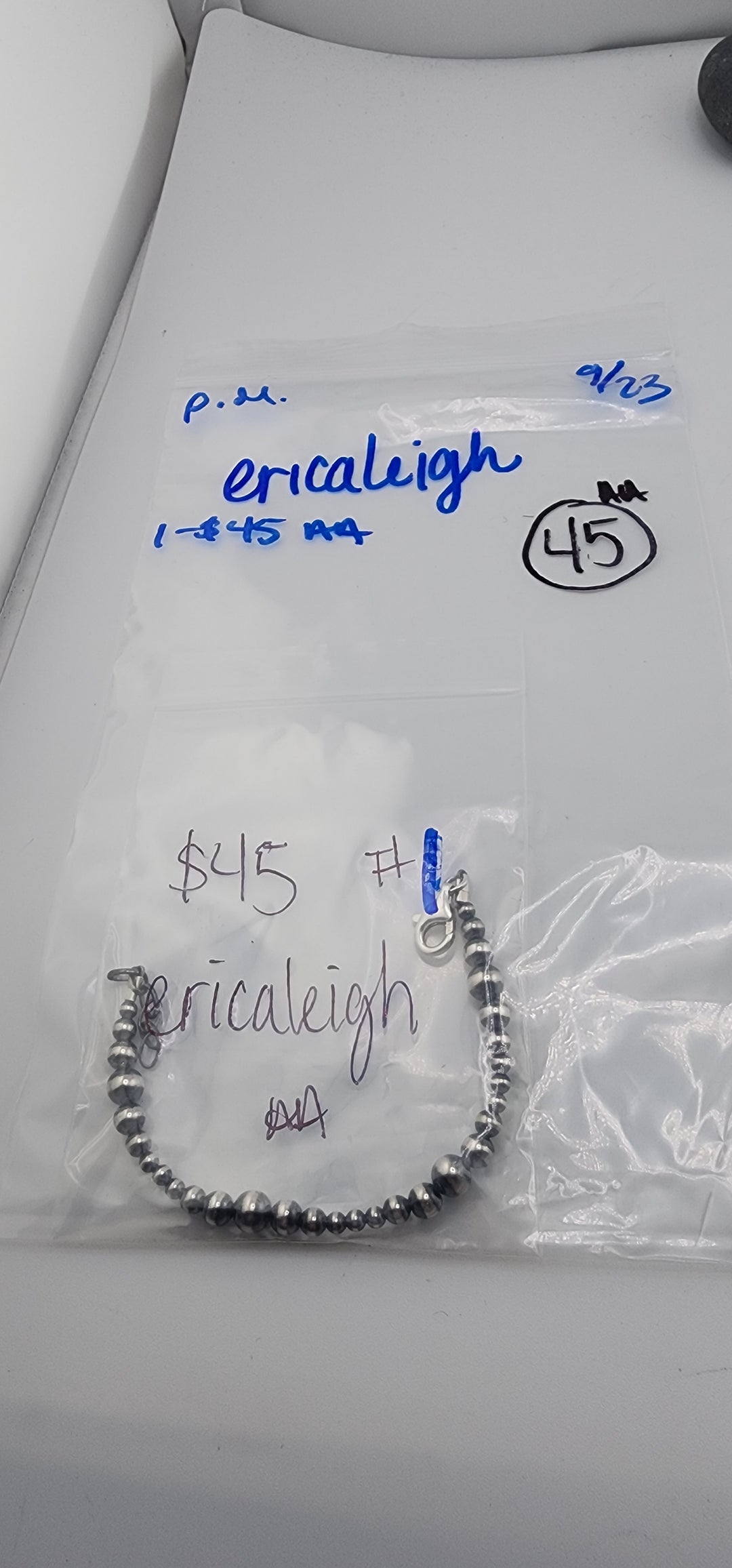 PM SHOW 48HR - RESERVED FOR: ericaleigh - 9/23/2025 FL tiktok Live Show - 1 Sterling Silver Items