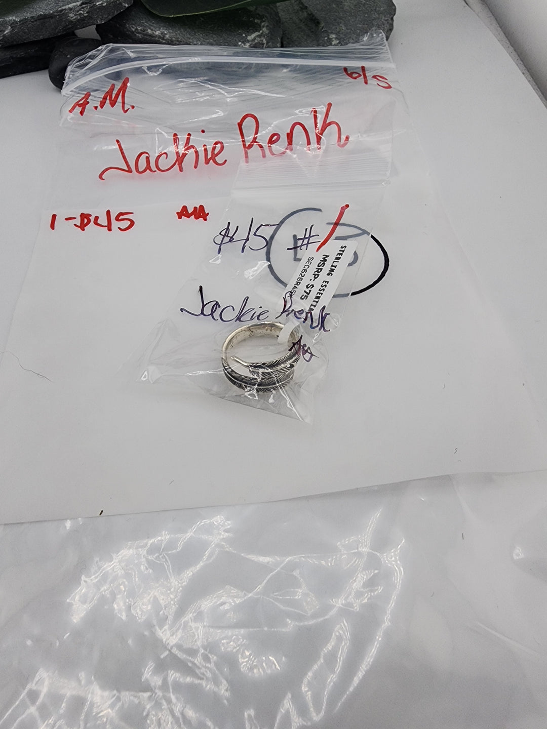 Jackie Renk  - 6/5/26 AM - 1 925 Sterling Silver