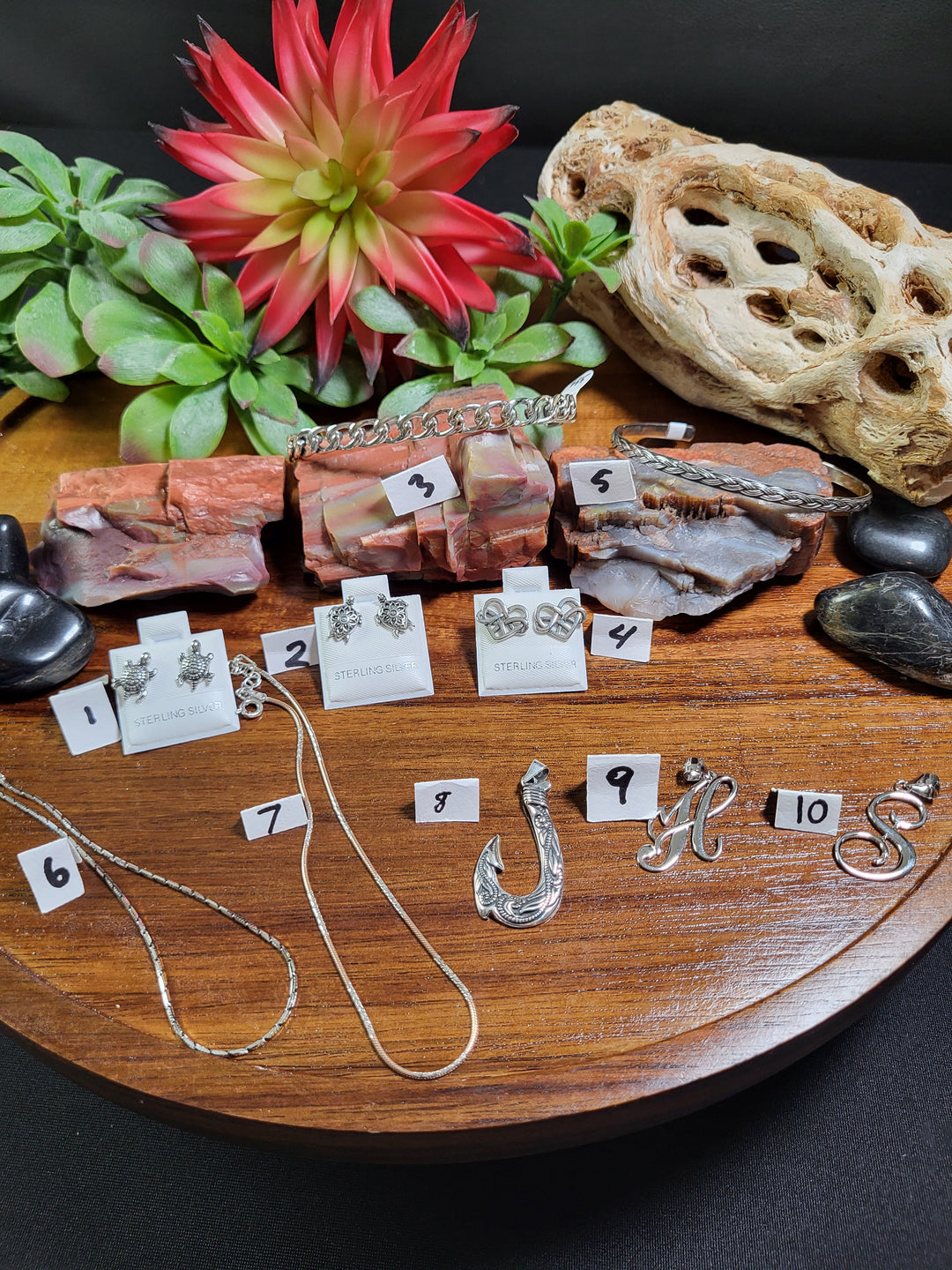 RESERVED FOR: Carrie Michelle 7/25/24- 16 Sterling Silver Items