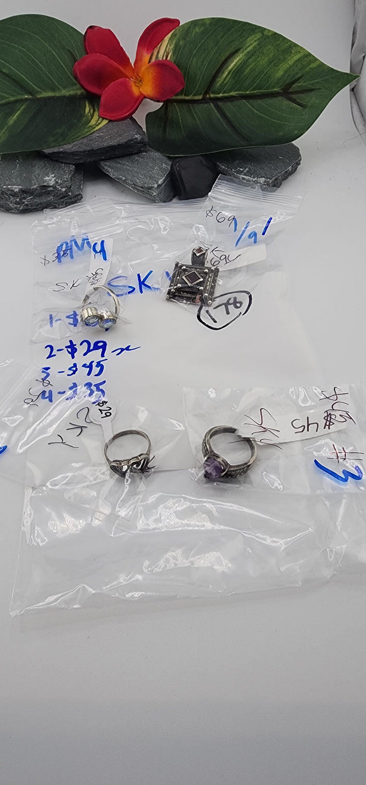 Custom sterling silver items - PM SHOW RESERVED FOR: SKY - 1/9/2026 tiktok Live Show - 4 Sterling Silver Items