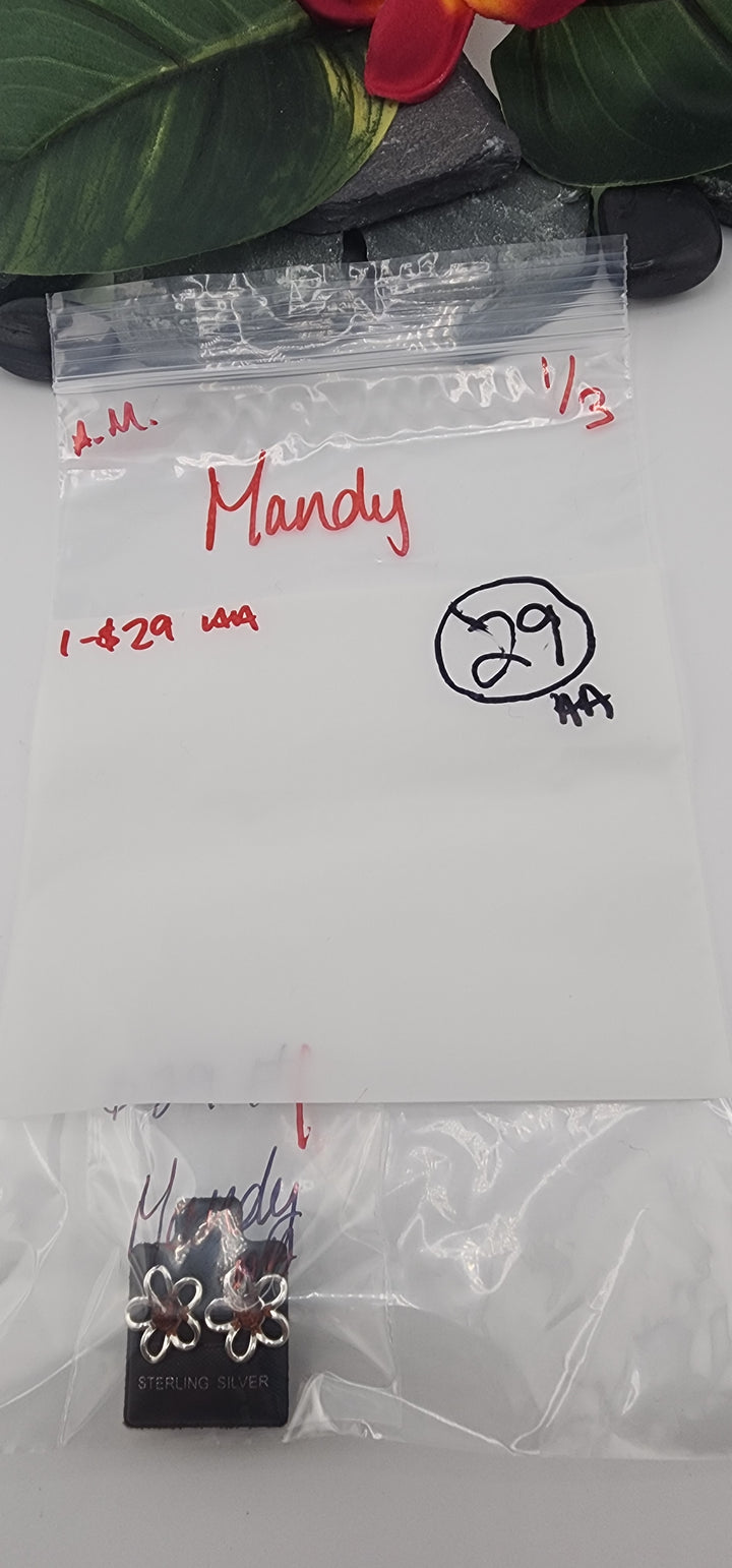 AM SHOW 48HR RESERVED FOR: Mandy - 1/3/2026 FL tiktok Live Show - 1 Sterling Silver Items
