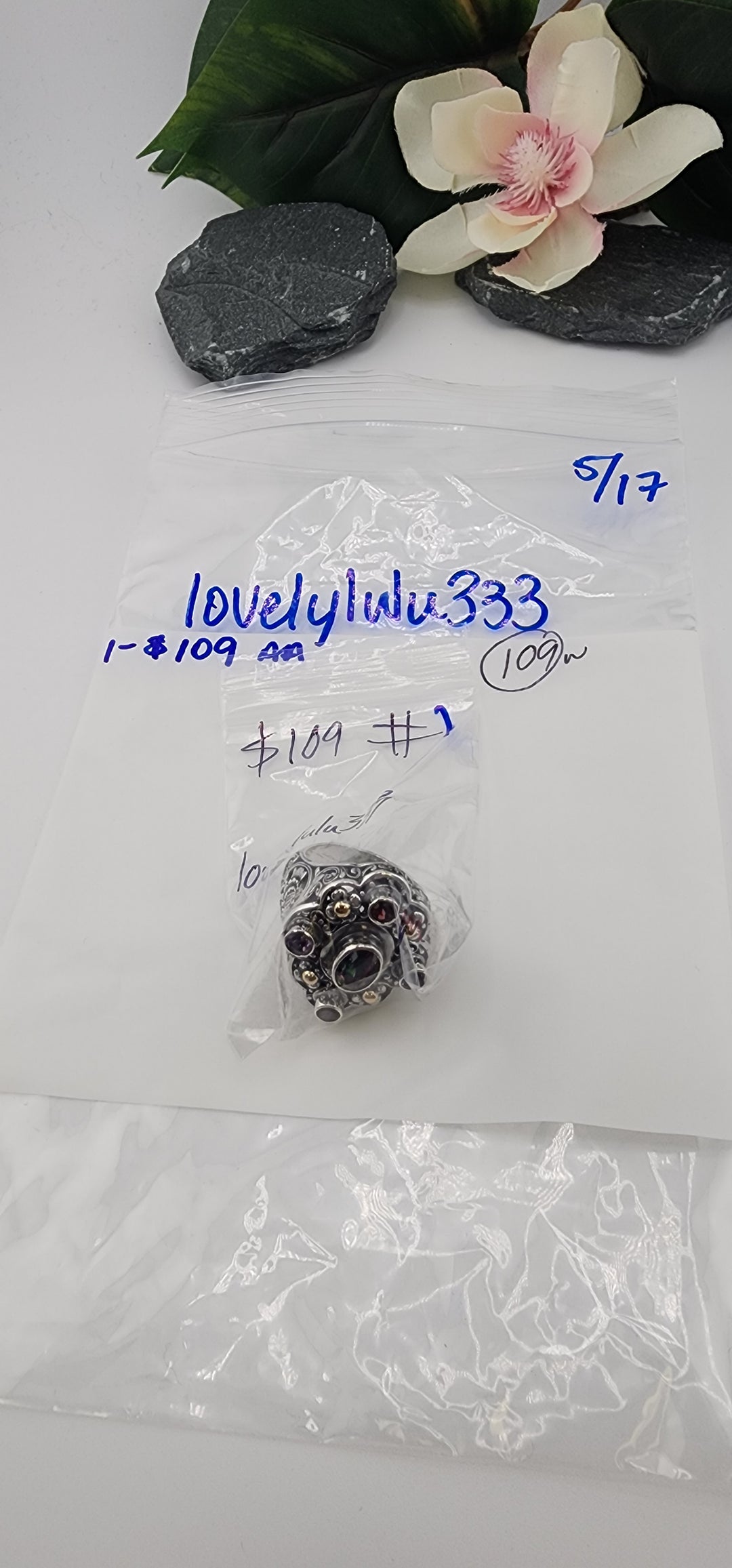 RESERVED FOR: lovelylulu333- 5/17/2025 tiktok Live Show (48 hour) -1 Sterling Silver Items