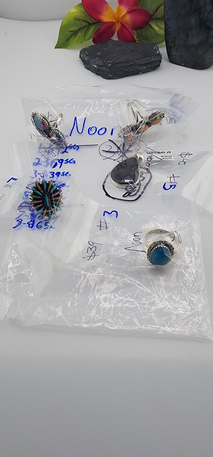 RESERVED FOR: Noon - 6/12/2025 tiktok Reservation Live Show - 5 Sterling Silver Items