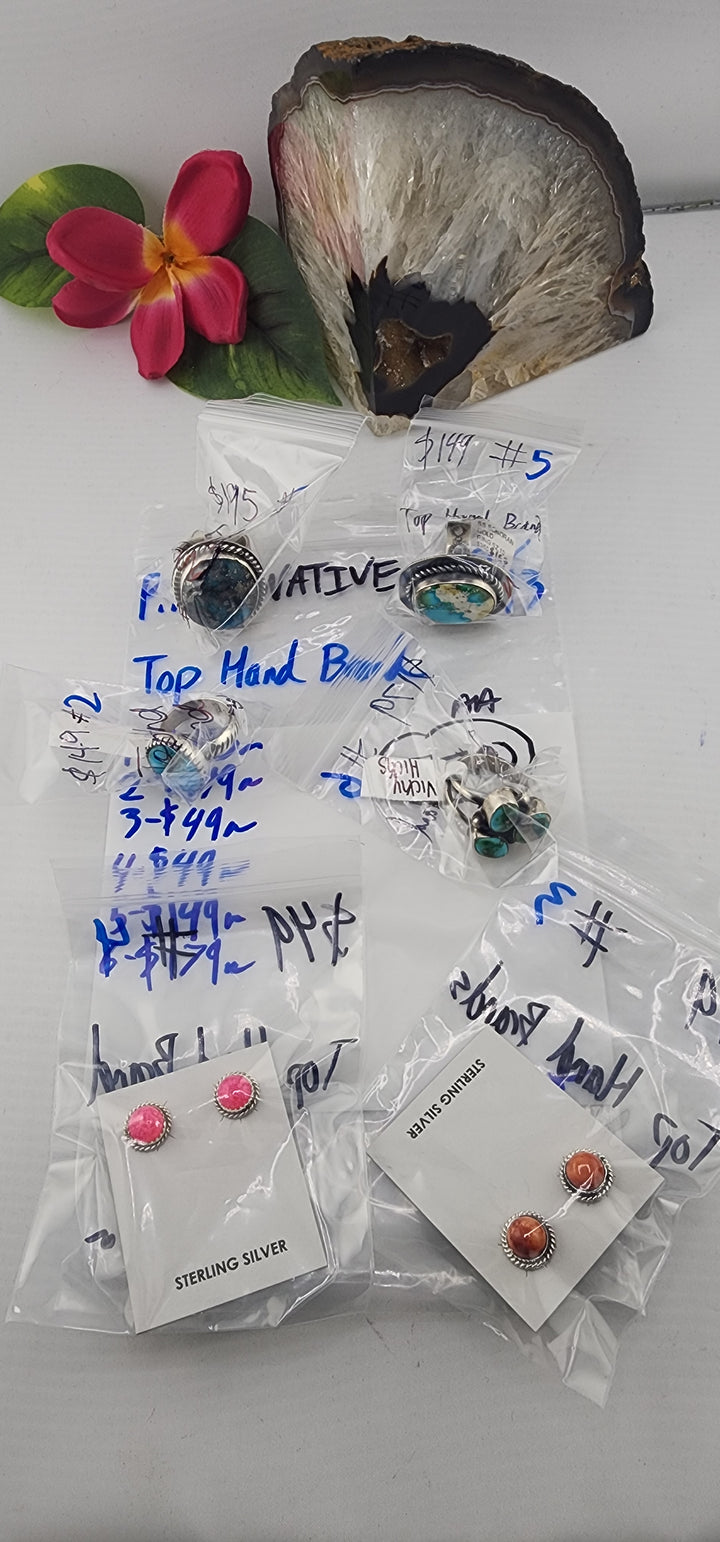 PM NATIVE SHOW 48HR - RESERVED FOR: Top Hand Brand - 12/13/2025 tiktok Live Show - 6 Sterling Silver Items