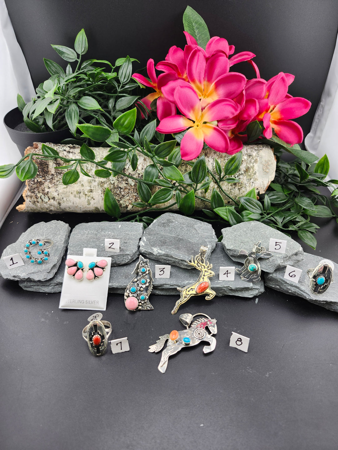 RESERVED FOR:  Hope Lee Jordan-11/03/2024-8 Sterling Silver Items