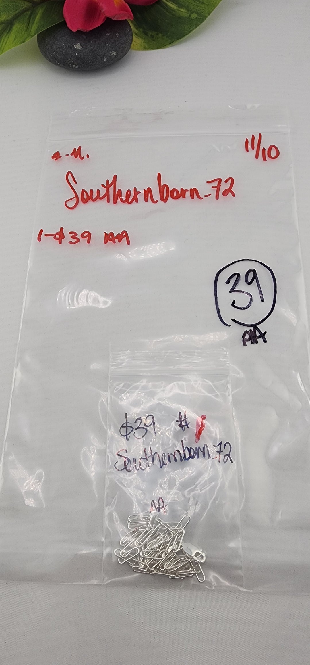 AM SHOW 48HR RESERVED FOR: Southernborn_72 - 11/10/2025 FL tiktok Live Show - 1 Sterling Silver Items