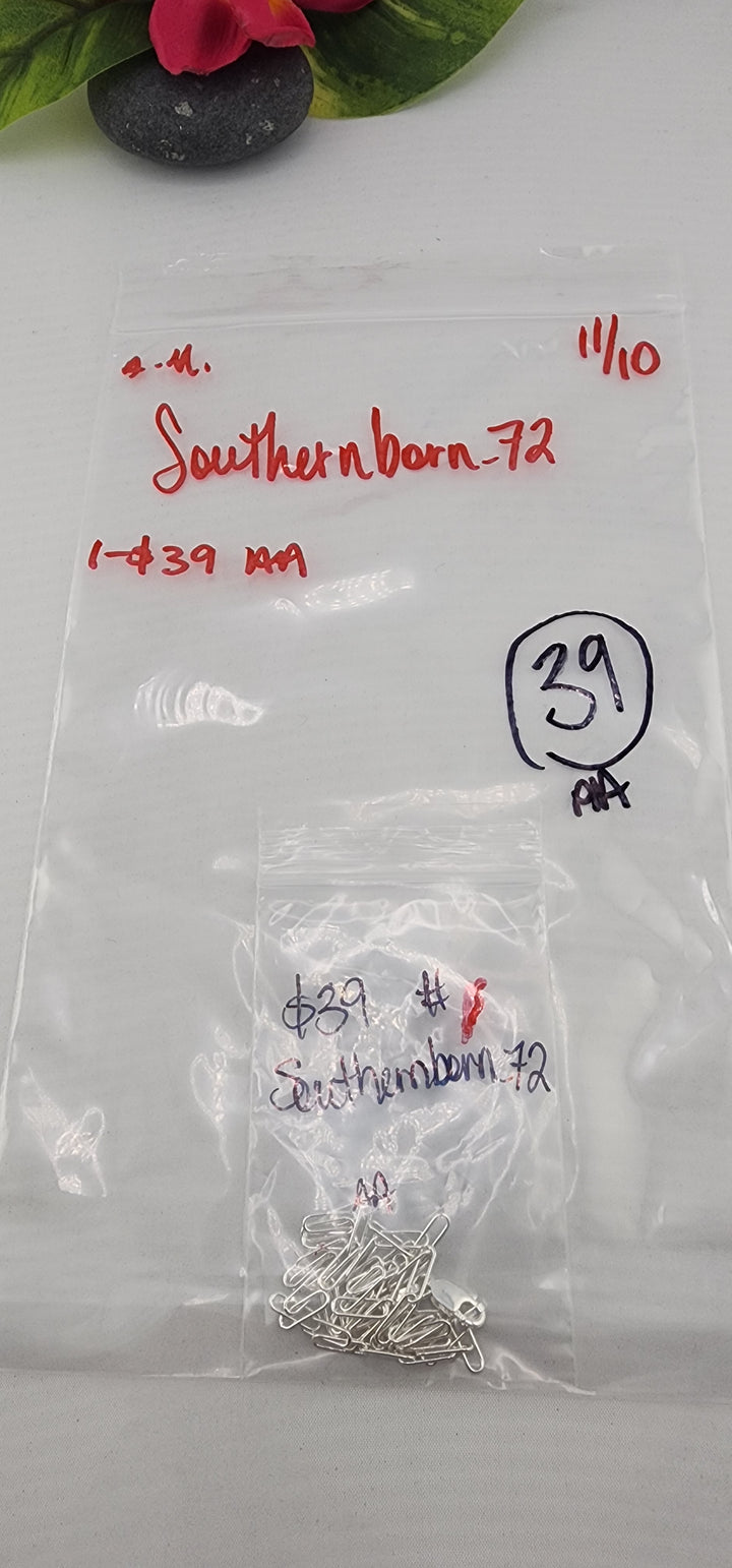 AM SHOW 48HR RESERVED FOR: Southernborn_72 - 11/10/2025 FL tiktok Live Show - 1 Sterling Silver Items