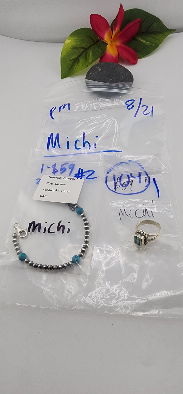 PM SHOW 48HR - RESERVED FOR: Michi - 8/21/2025 FL tiktok Live Show - 2 Sterling Silver Items
