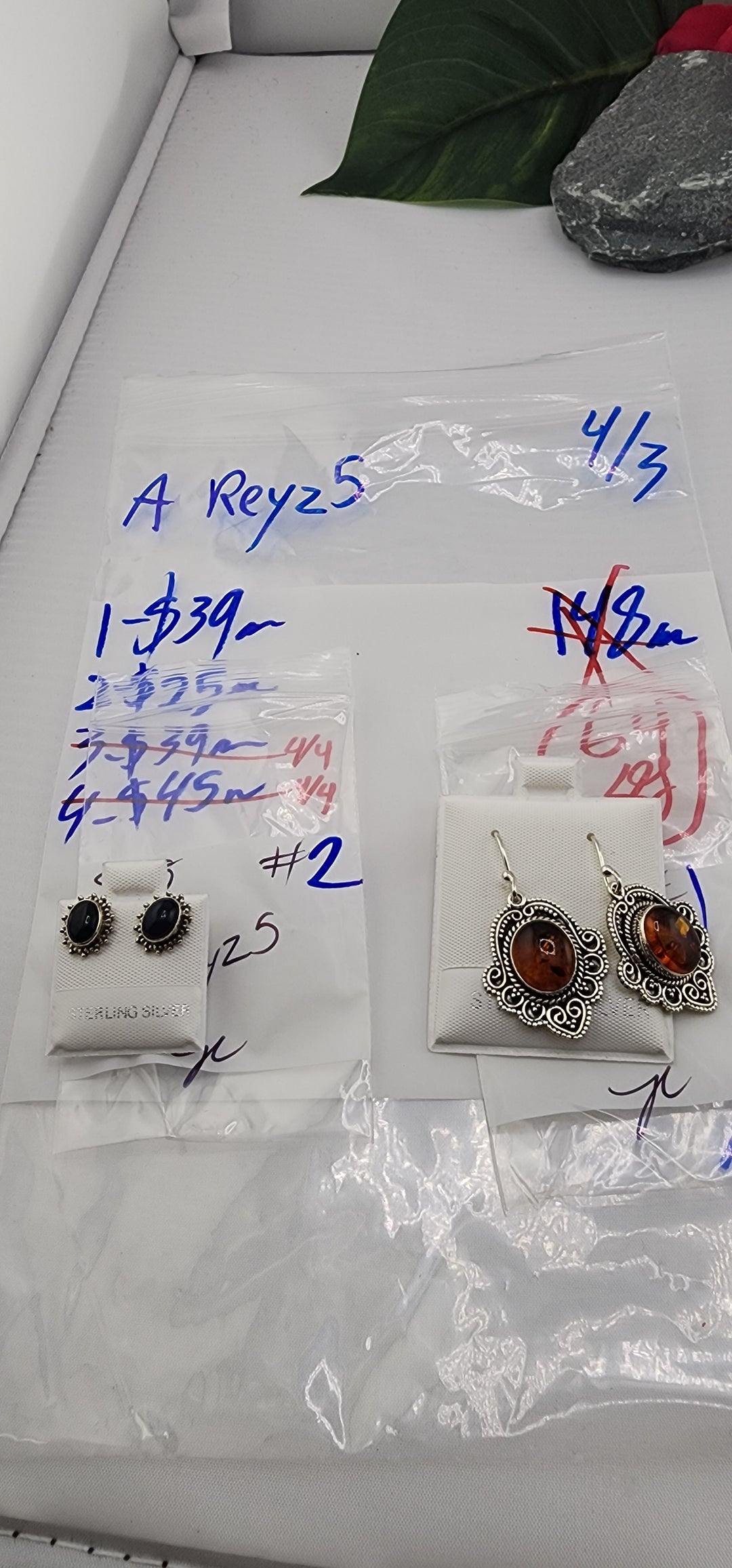 RESERVED FOR: A Reyz5 - 4/3/2025 Tiktok Live Show - 2 Sterling Silver Items