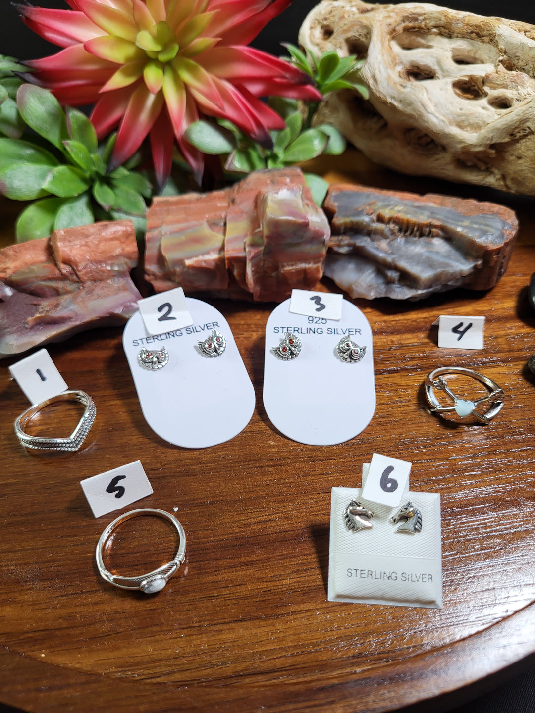 RESERVED FOR: Barelaw 7/25/24- 6 Sterling Silver Items