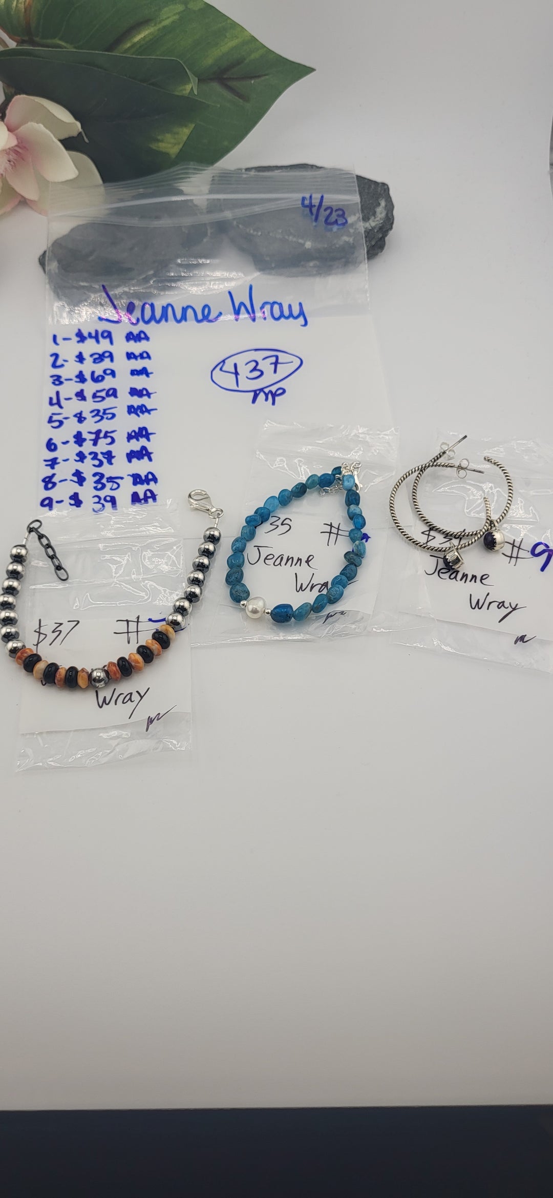 RESERVED FOR: Jeanne Wray - 4/23/2025 tiktok Live Show - 9 Sterling Silver Items