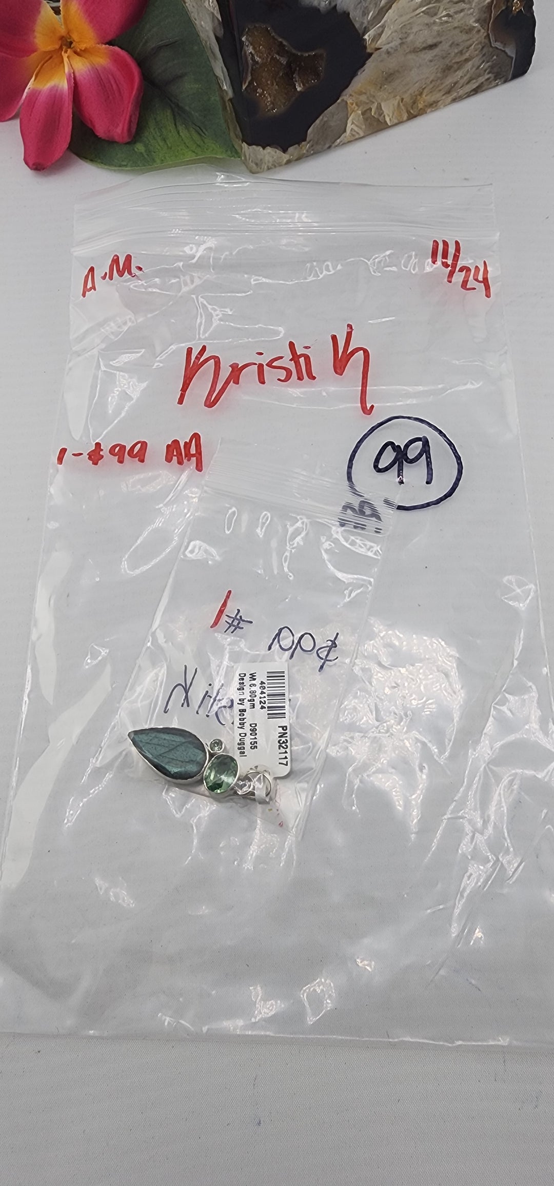 AM SHOW 48HR RESERVED FOR: Kristi K - 11/24/2025 FL tiktok Live Show - 1 Sterling Silver Items