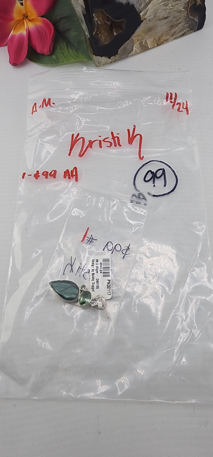 AM SHOW 48HR RESERVED FOR: Kristi K - 11/24/2025 FL tiktok Live Show - 1 Sterling Silver Items