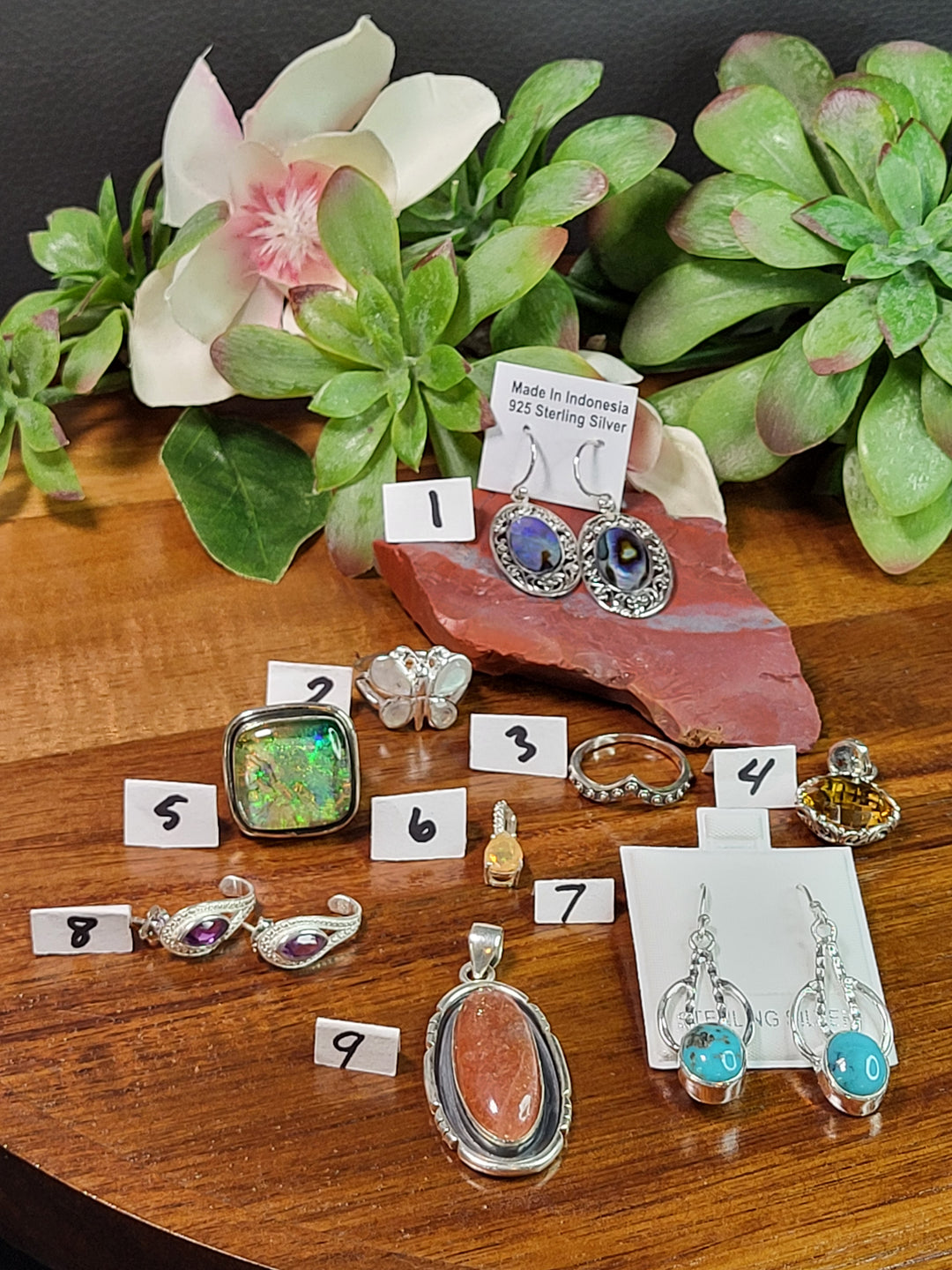 RESERVED FOR: Nessa-7/14/24-7 Sterling Silver Items