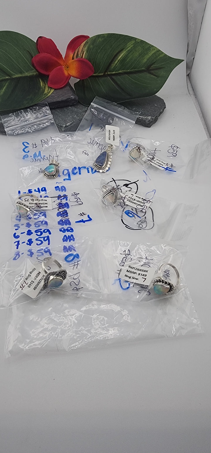 PM SHOW 48HR - RESERVED FOR:  tigernic- 1/3/2026 tiktok Live Show - 7 Sterling Silver Items