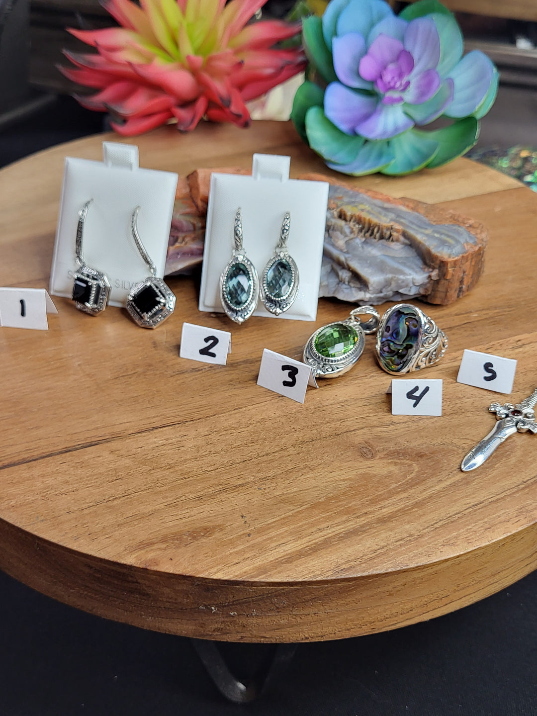 RESERVED FOR: MARY J-7/3/24- 5 Sterling Silver Items
