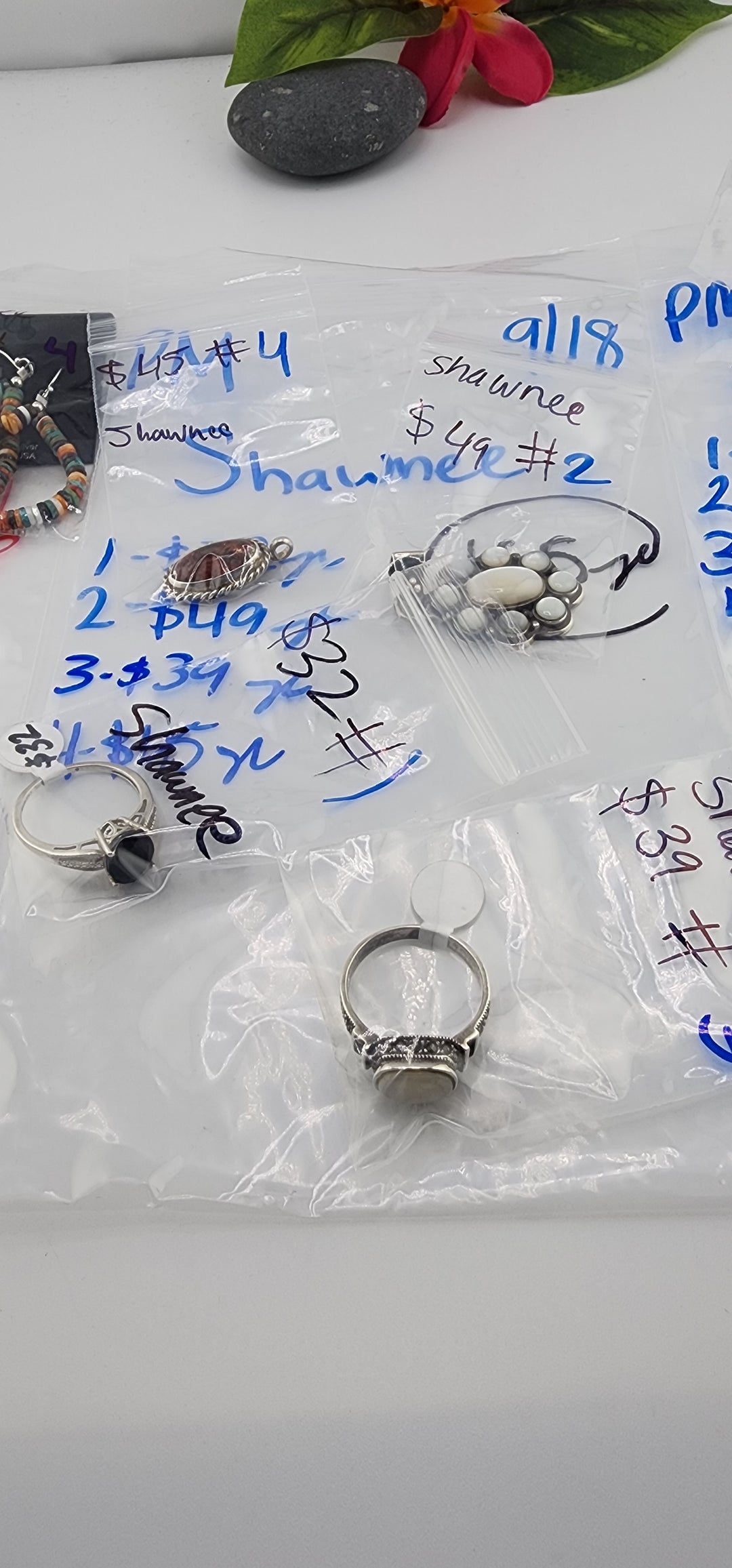 PM SHOW 48HR - RESERVED FOR: Shawnee - 9/18/2025 FL tiktok Live Show - 4 Sterling Silver Items